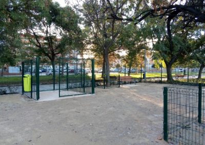 Construcción parque de socialización canina Valencia vista 3